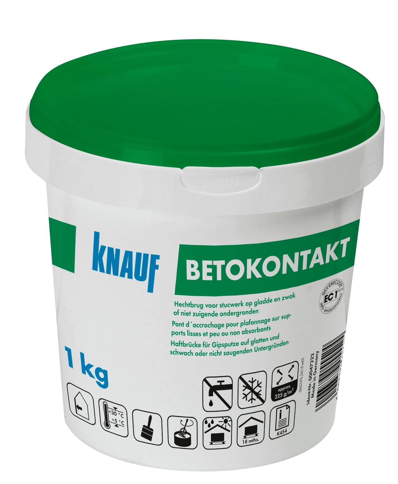 Neįgeriančių paviršių gruntas KNAUF BETOKONTAKT, 1 kg-0