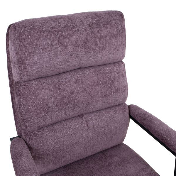 Biuro kėdė REMY, 65x72x108-115 cm, violetinė - 5