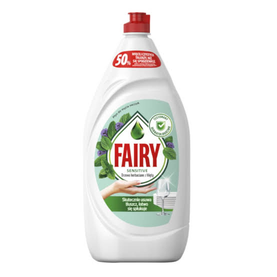 Indų ploviklis FAIRY Sensitive Tea Tree&Mint, 1350 ml