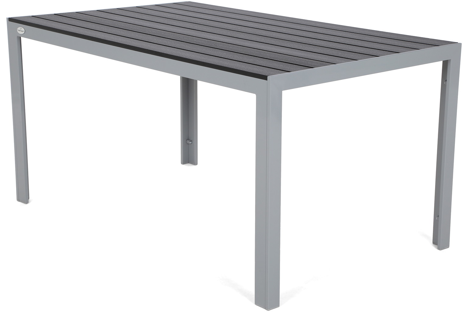 Lauko baldų komplektas Ibiza 150 cm, pilka/juoda - 3