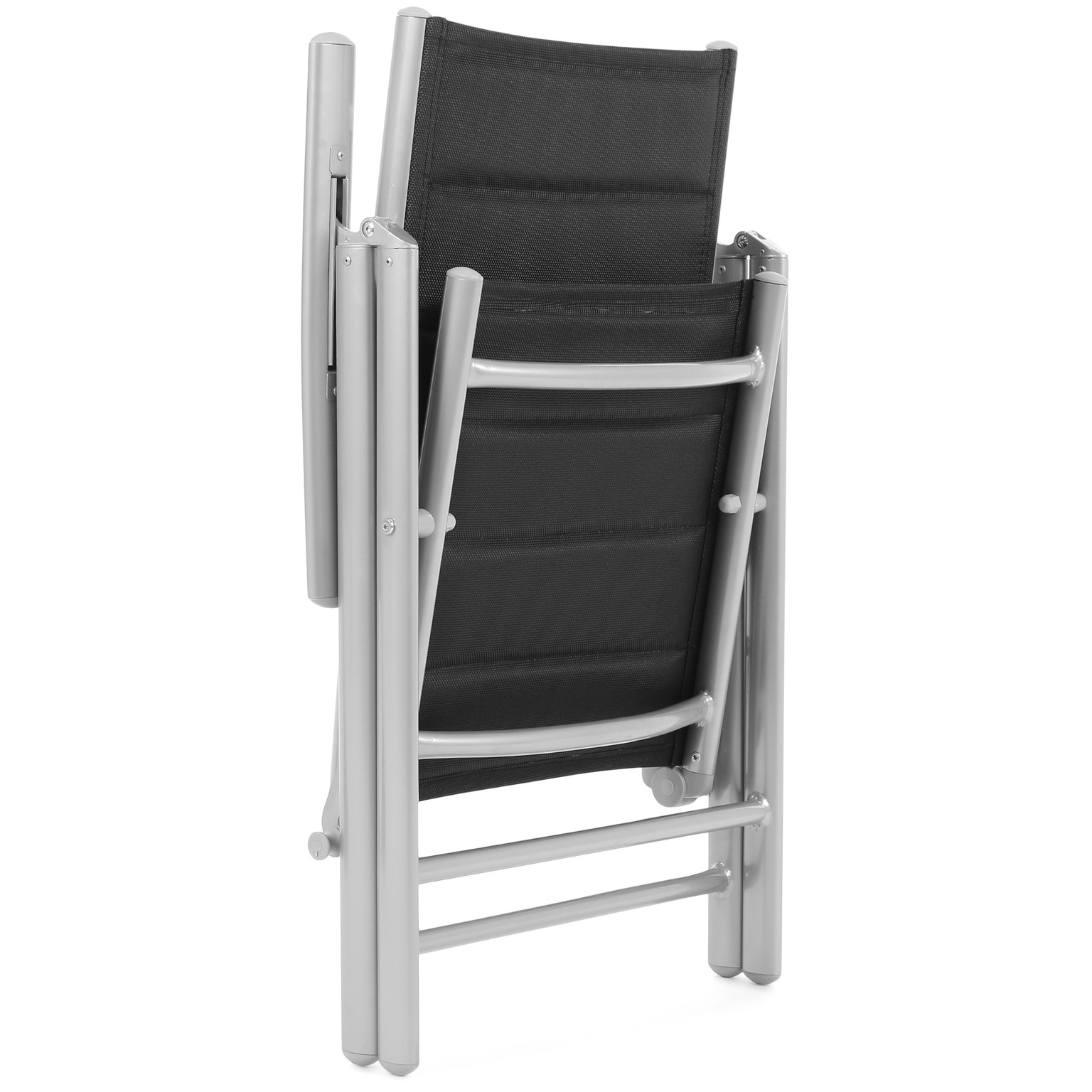 Lauko baldų komplektas Ibiza 150 cm, pilka/juoda - 7