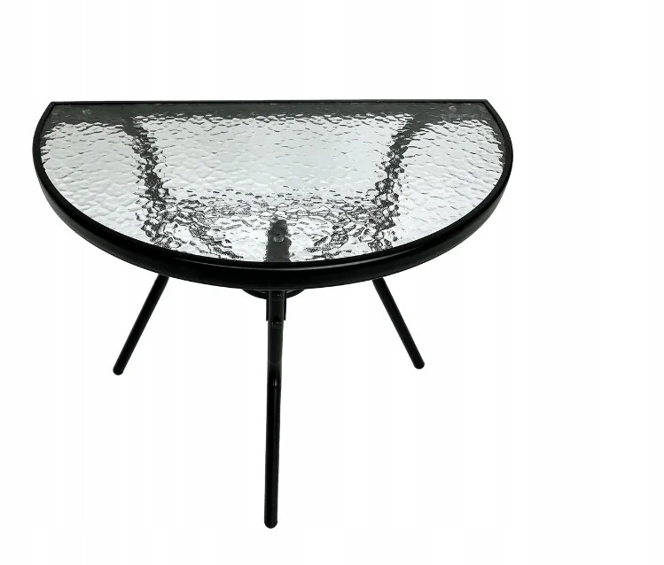 Lauko stalas Linosa, 41x71x64 cm, juodas-1