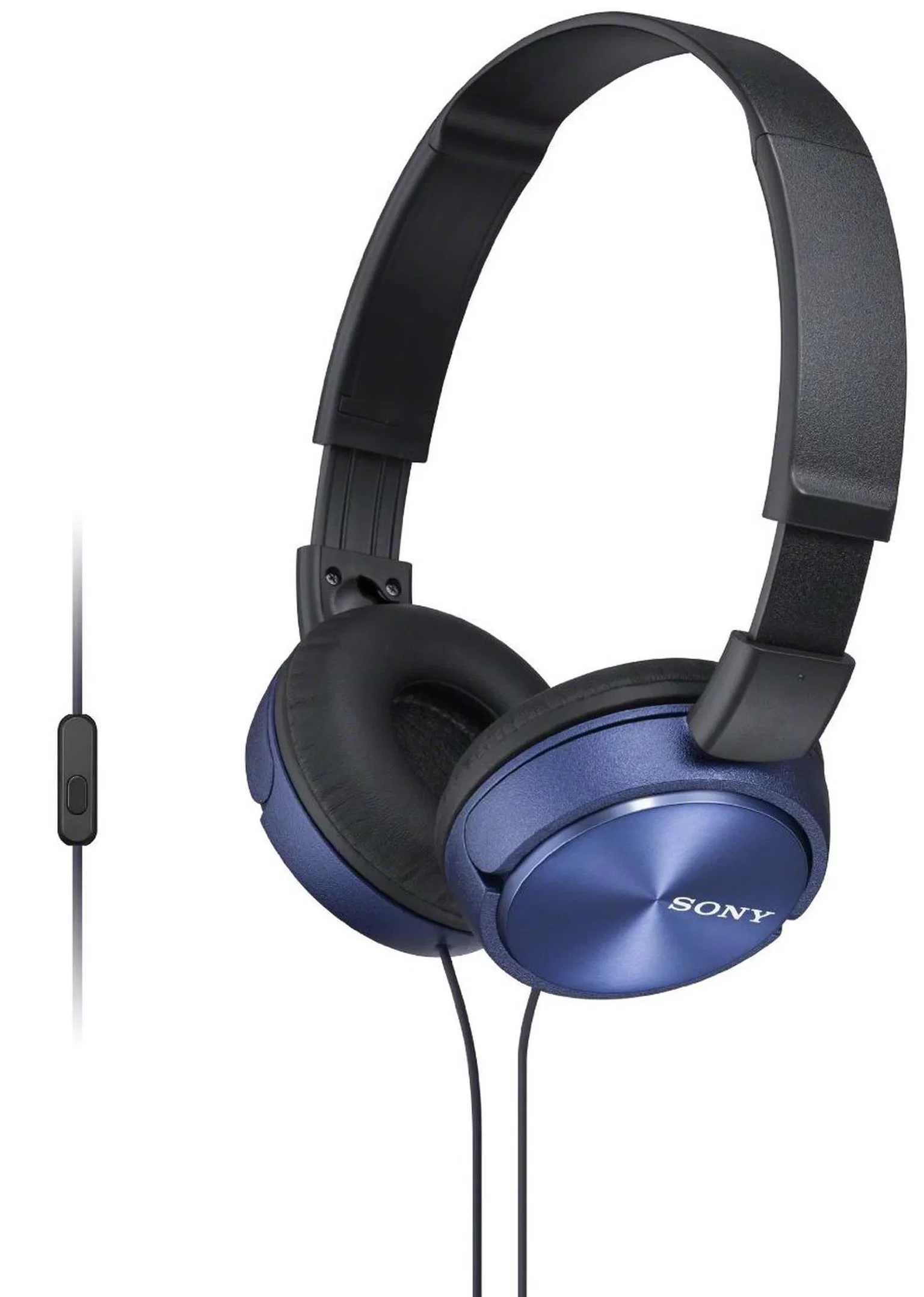 Laidinės ausinės Sony MDR-ZX310AP, mėlyna sp./juoda sp.-0
