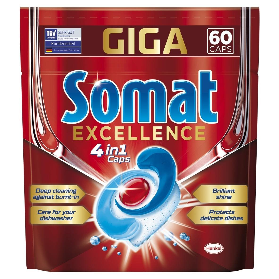 Indaplovių kapsulės SOMAT Excellence, 60 vnt.