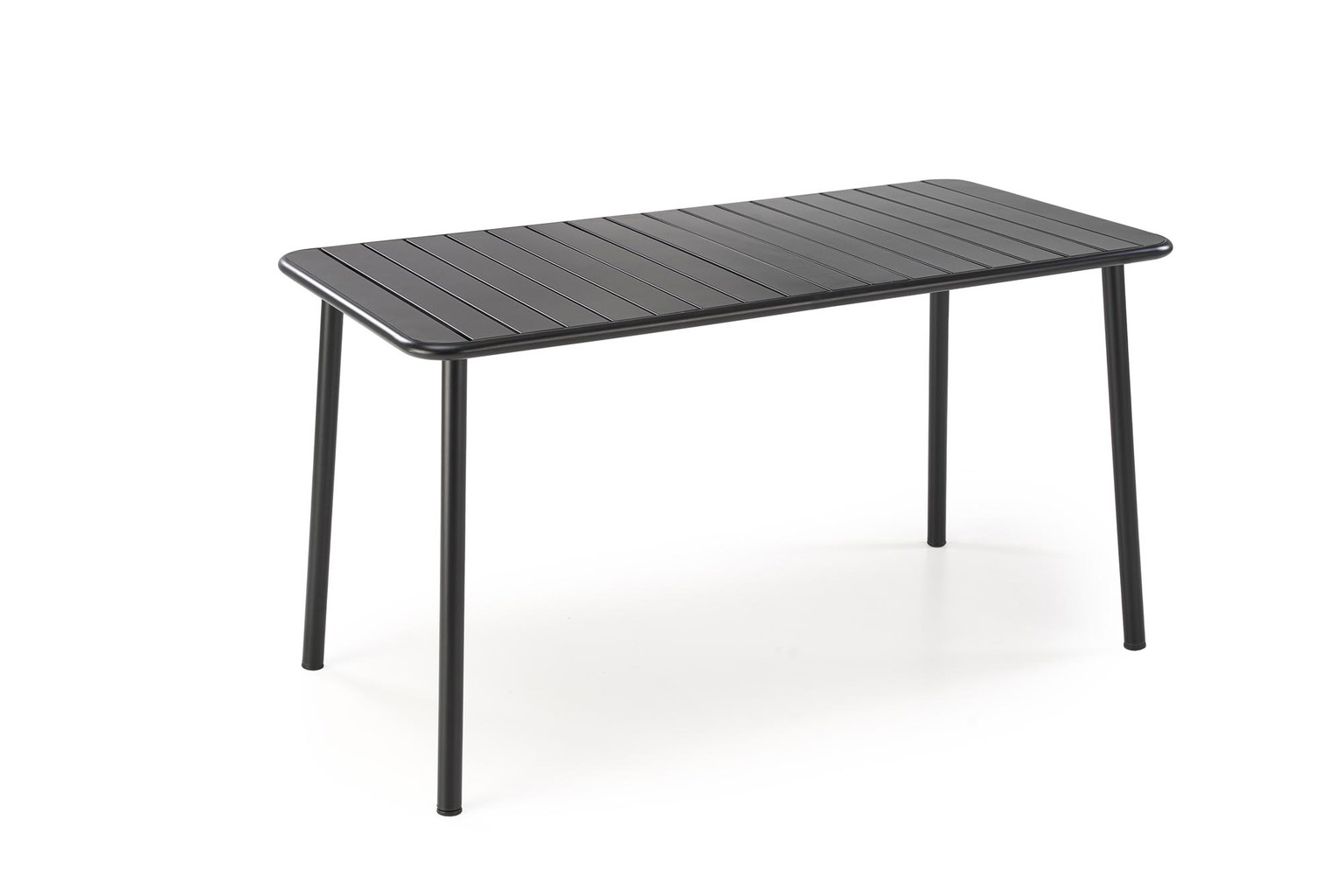Lauko stalas BOSCO, 140x70x76 cm, juodas-0