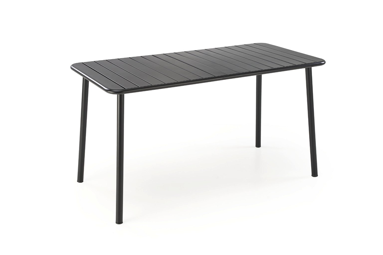Lauko stalas BOSCO, 140x70x76 cm, juodas