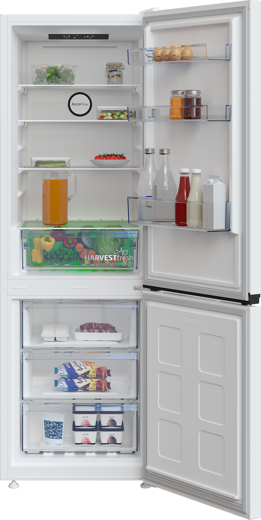 Šaldytuvas su šaldikliu BEKO B3RCNA344HW1, 179,6 cm - 8