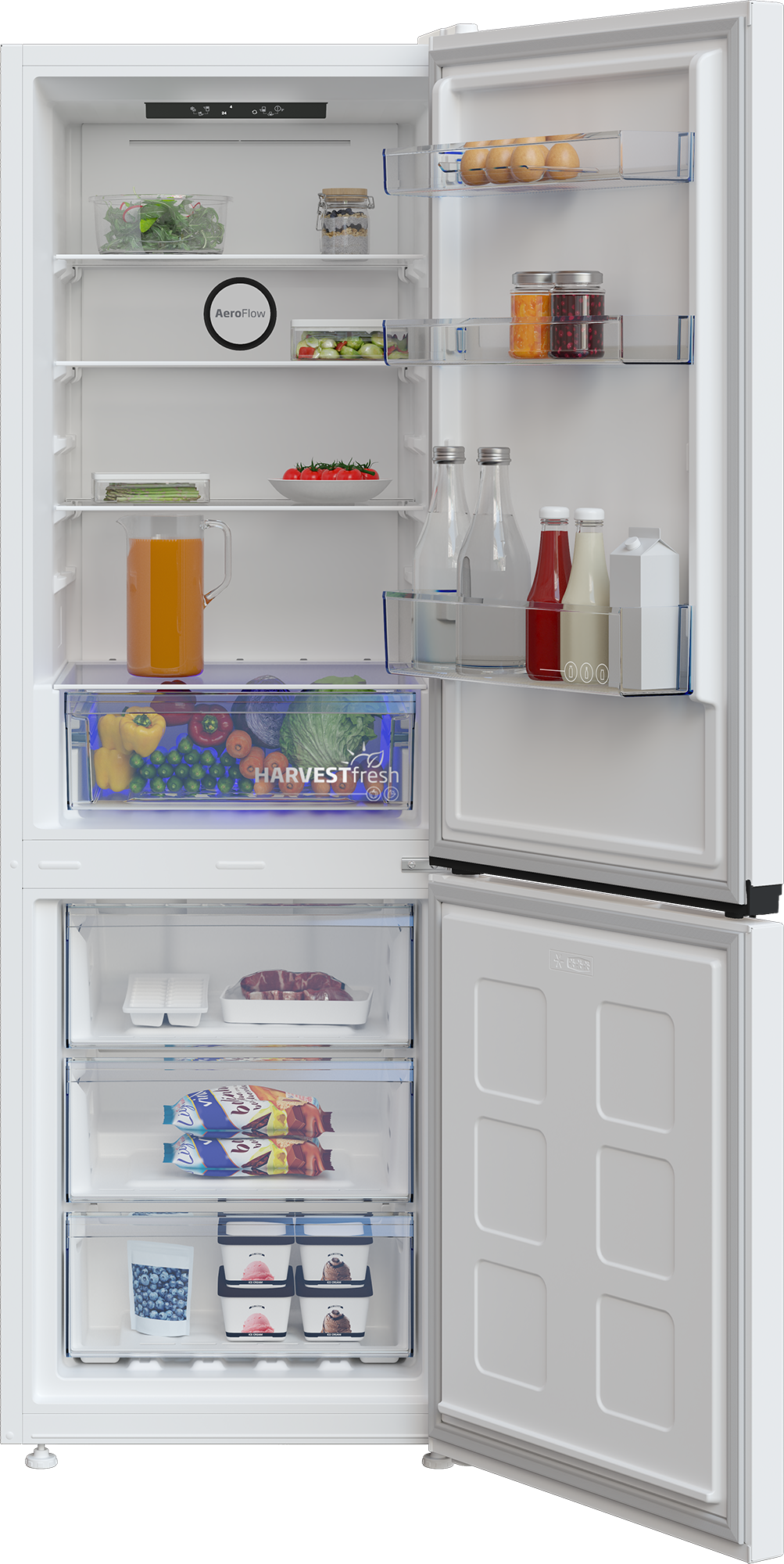 Šaldytuvas su šaldikliu BEKO B3RCNA344HW1, 179,6 cm - 6