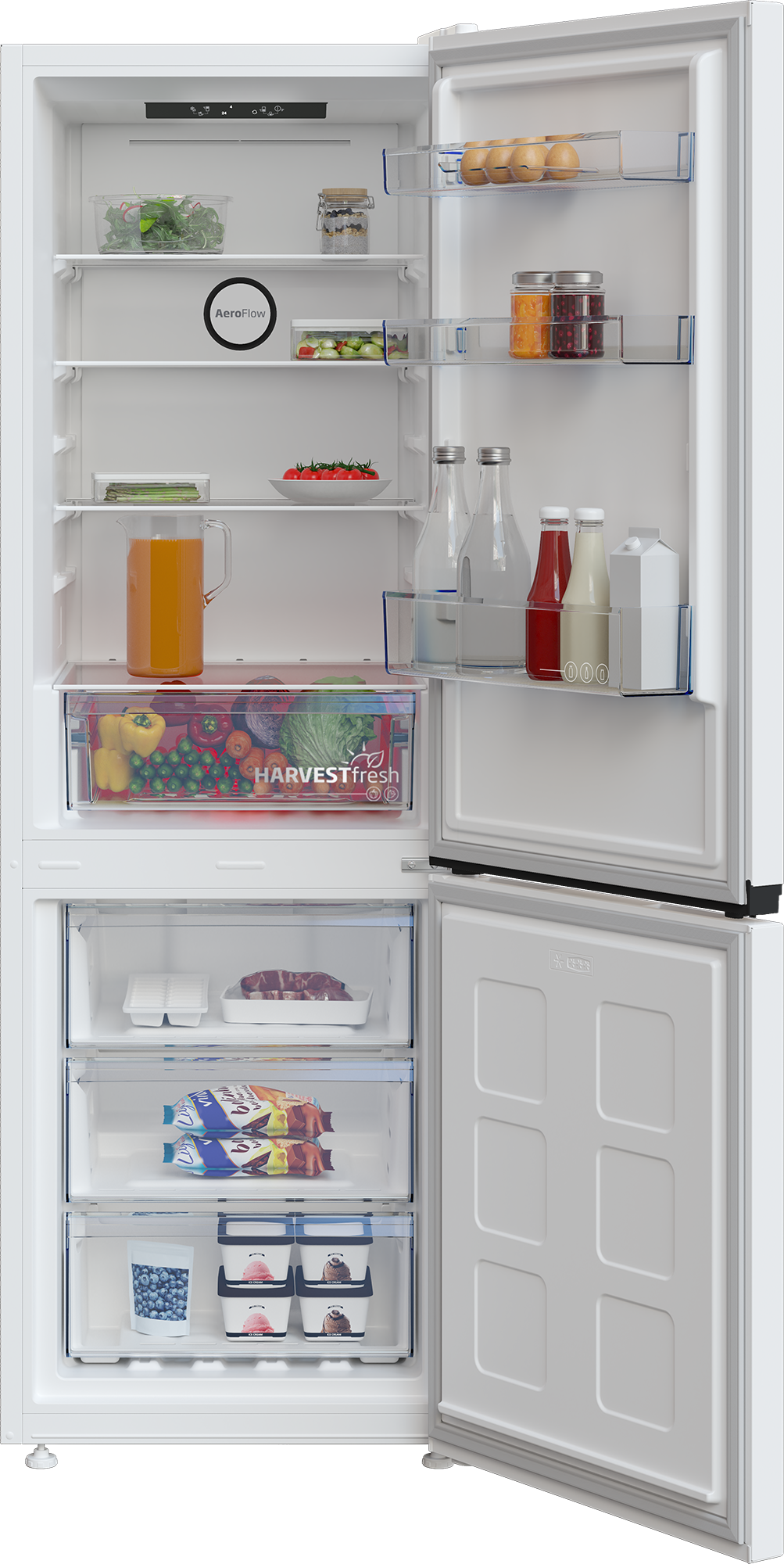 Šaldytuvas su šaldikliu BEKO B3RCNA344HW1, 179,6 cm - 7