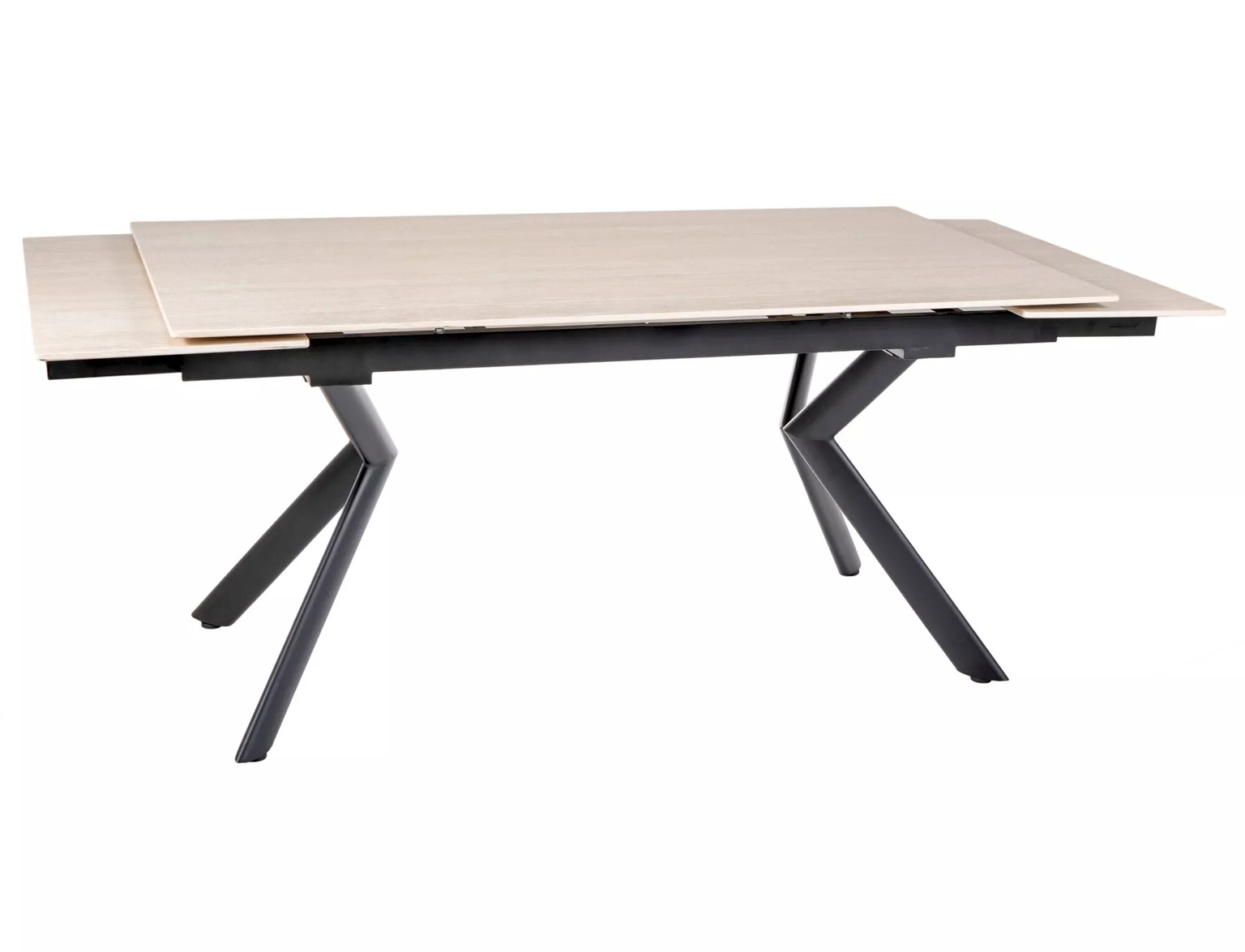 Valgomojo stalas Norton, 160-240 x 90, smėlio - 6