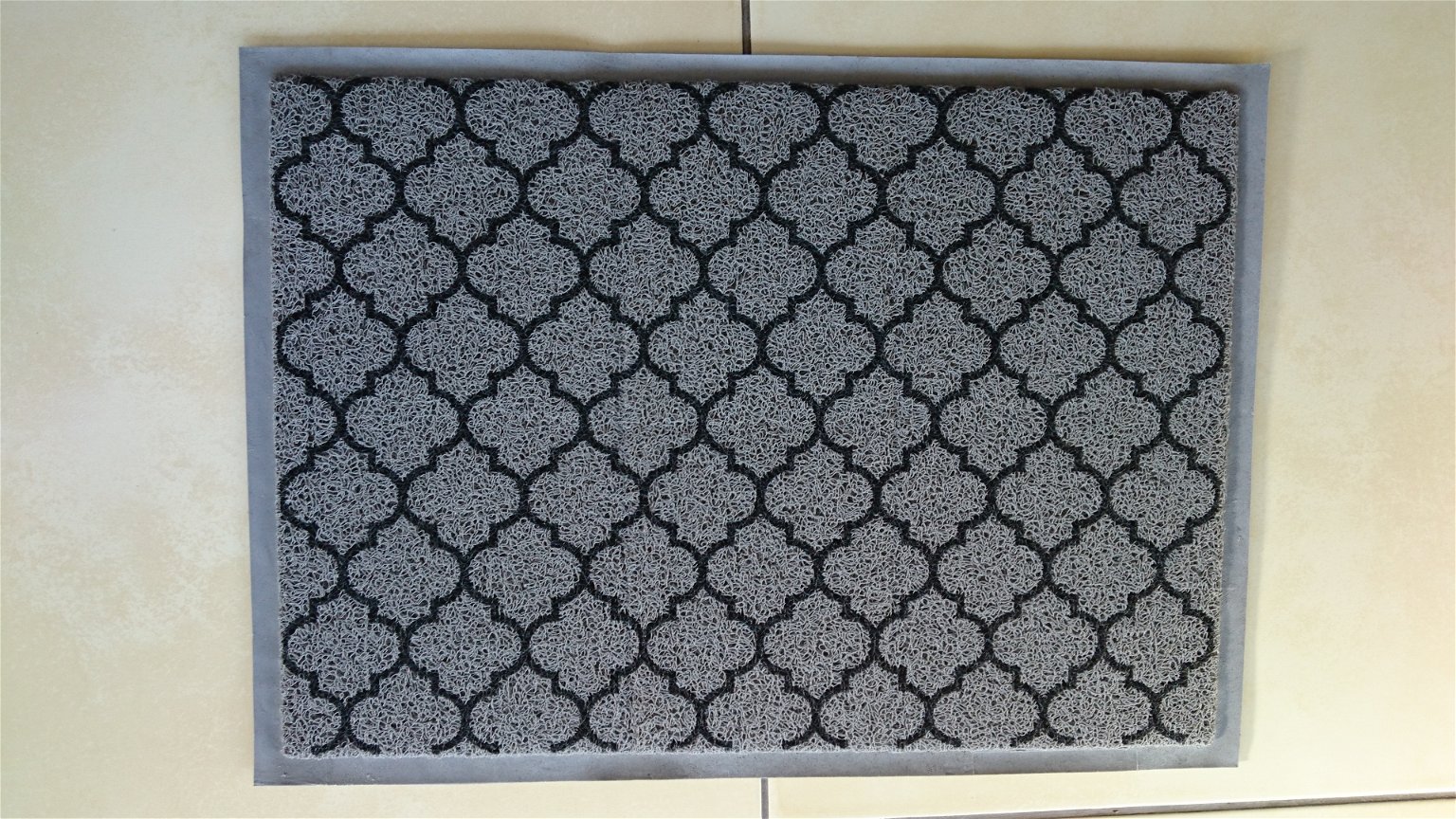 Durų kilimėlis PRINT MAT, pilkos sp, 50 x 70 cm