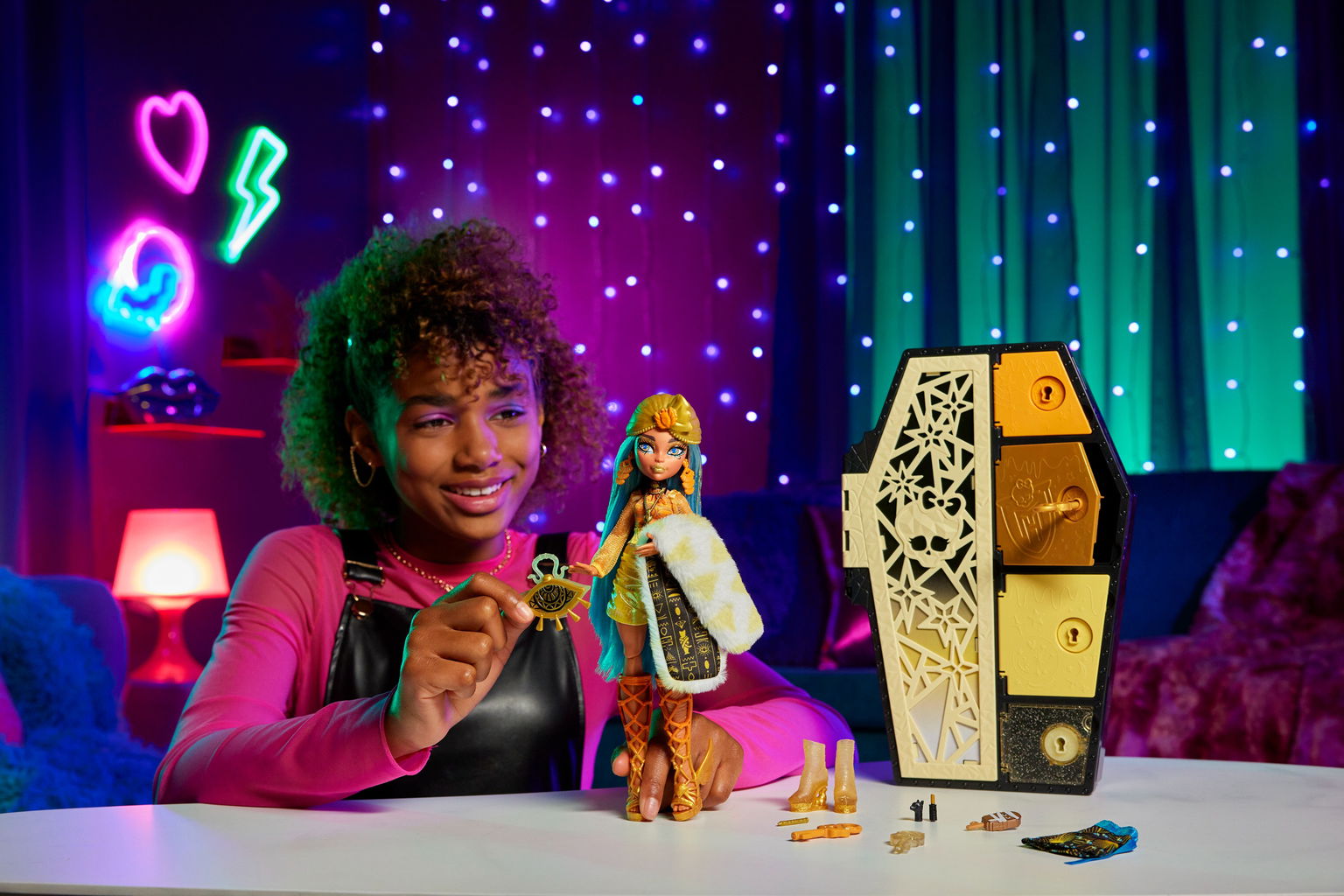 Siurprizų rinkinys Monster High Skulltimates Kleo - 2