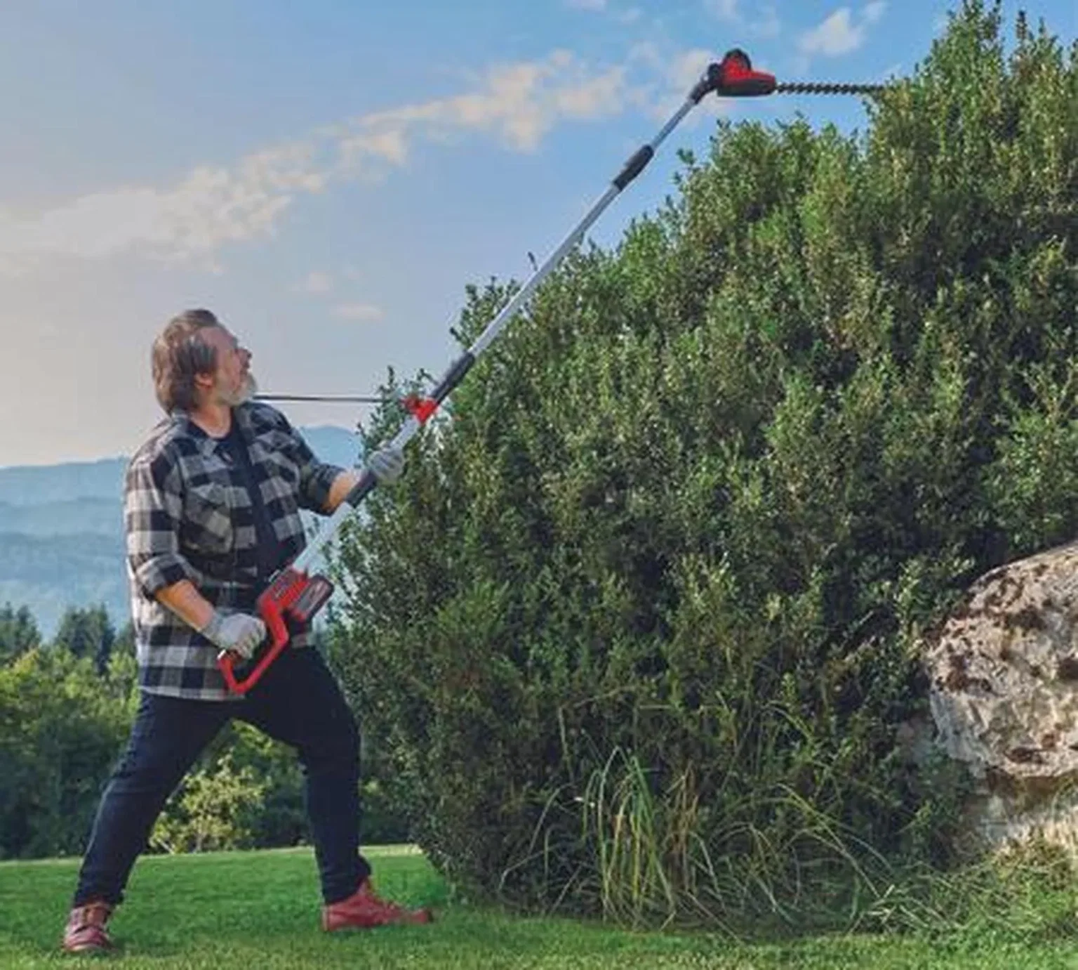 Akumuliatorinės gyvatvorių žirklės EINHELL GC-HH 18/45 Li T-Solo, 18 V, 41 cm, be akumuliatoriaus - 5