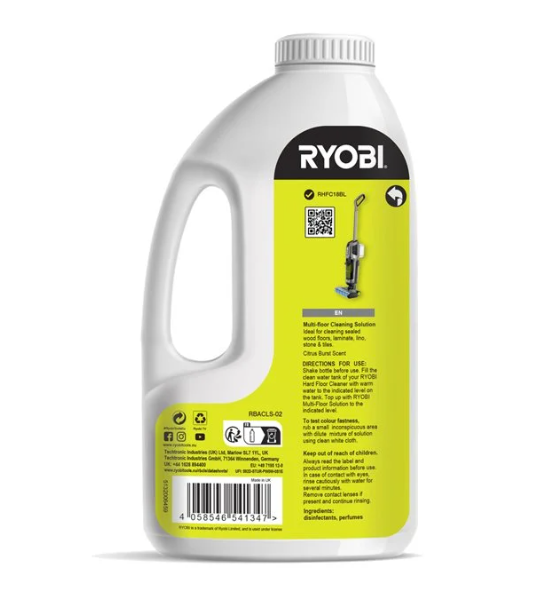 Grindų valymo priemonė RYOBI RBACLS-02, 1 l-0
