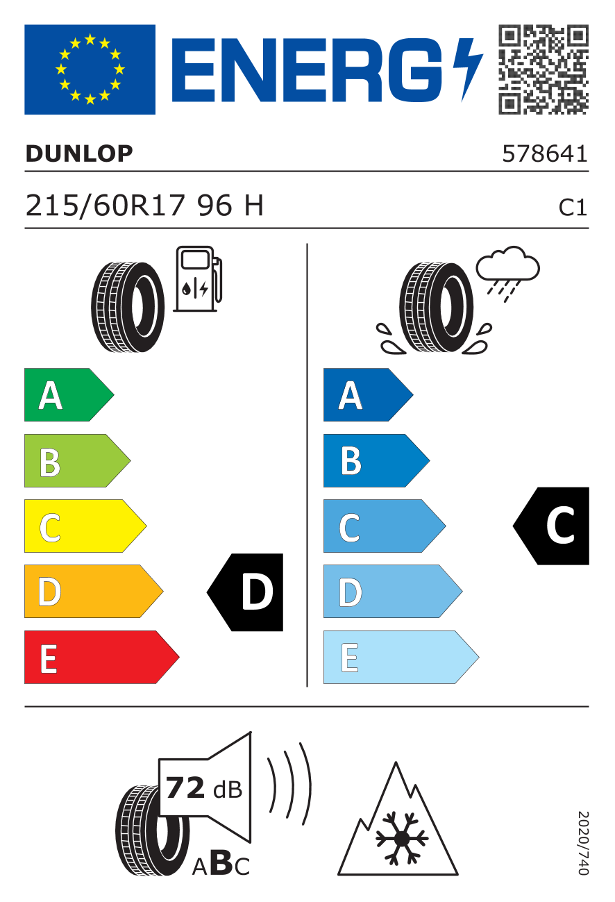 Dunlop Winter Sport 5 SUV 215/60 R17 96 H-1