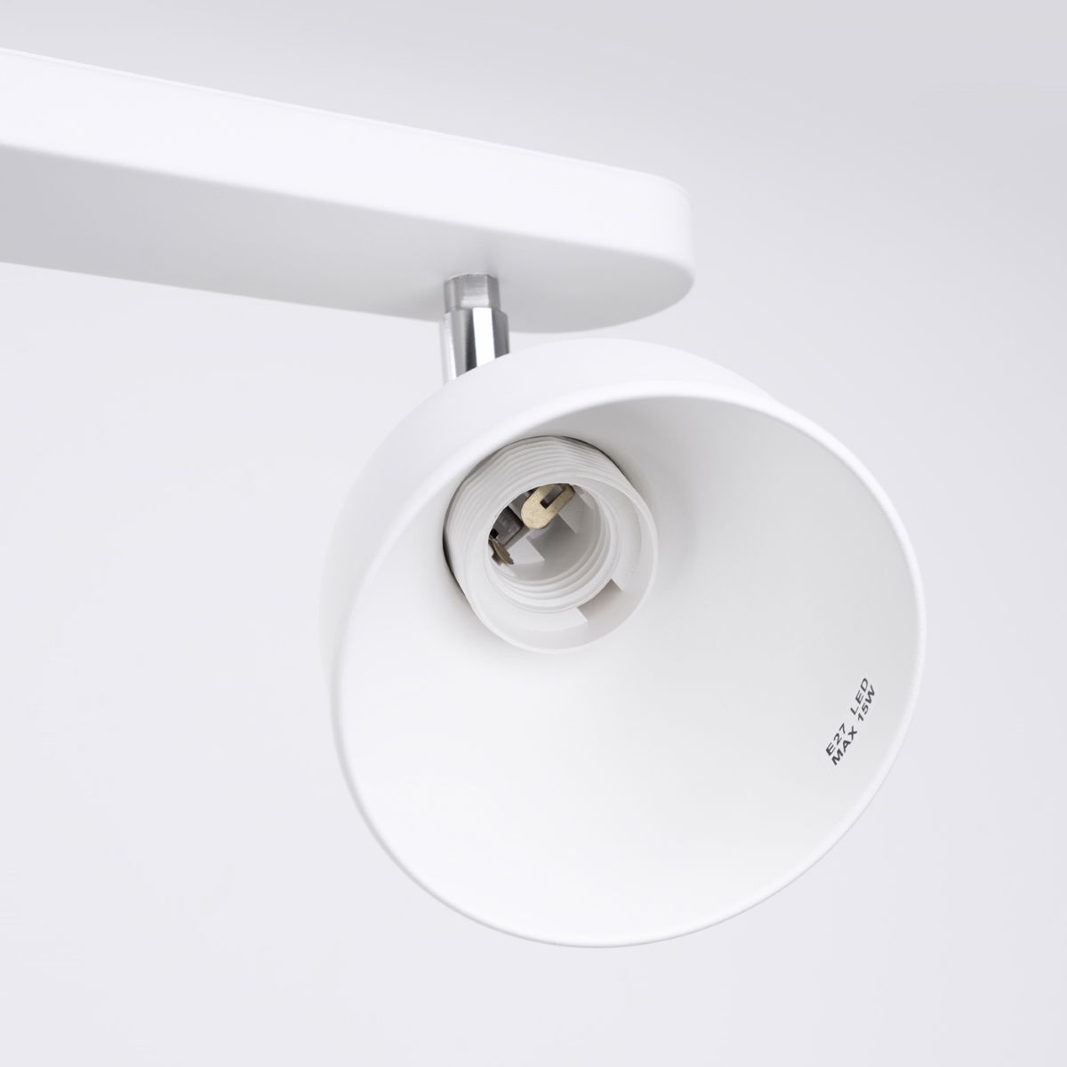 Lubinis šviestuvas SOLLUX ELBA 2, 2xE27, max 15 W LED, baltas - 6