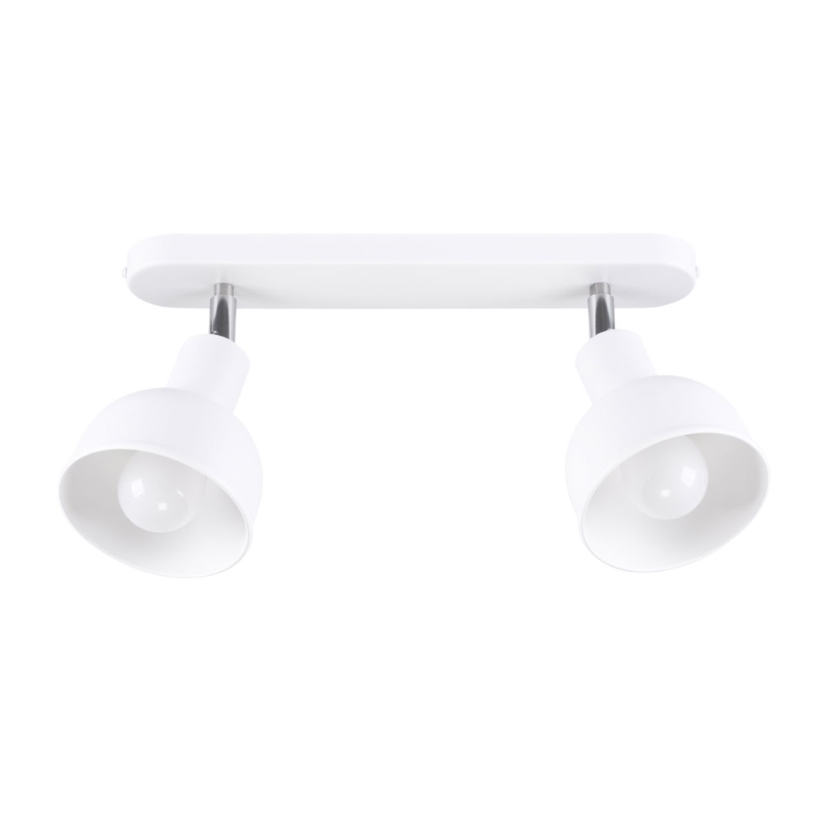 Lubinis šviestuvas SOLLUX ELBA 2, 2xE27, max 15 W LED, baltas - 1
