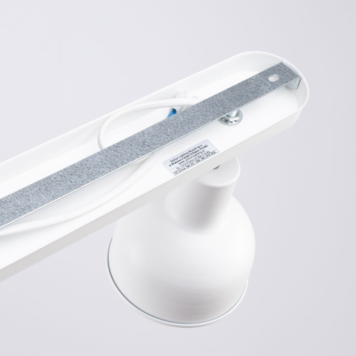 Lubinis šviestuvas SOLLUX ELBA 2, 2xE27, max 15 W LED, baltas - 4