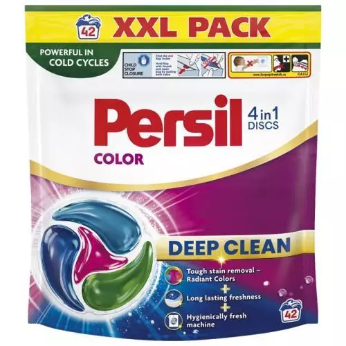 Skalbimo kapsulės PERSIL DISCS Universal, 42 vnt
