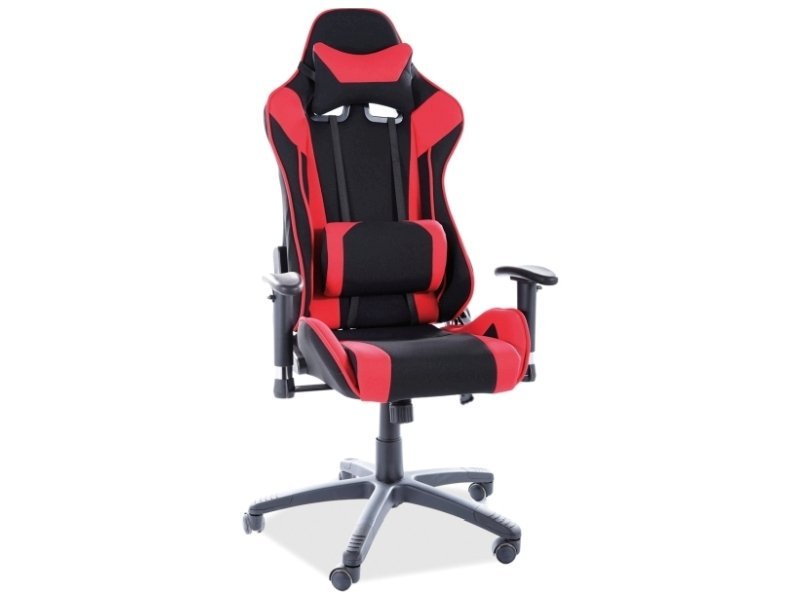 Biuro kėdė VIPER, juoda/raudona - 1