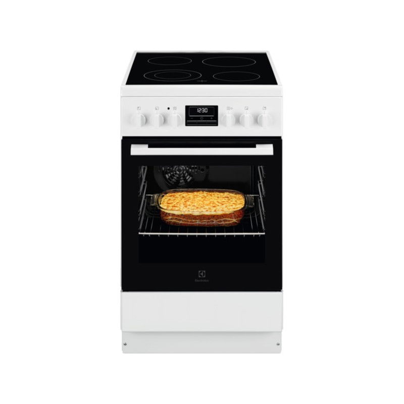 Elektrinė viryklė su elektrine orkaite ELECTROLUX LKR562066W, 50 cm-0