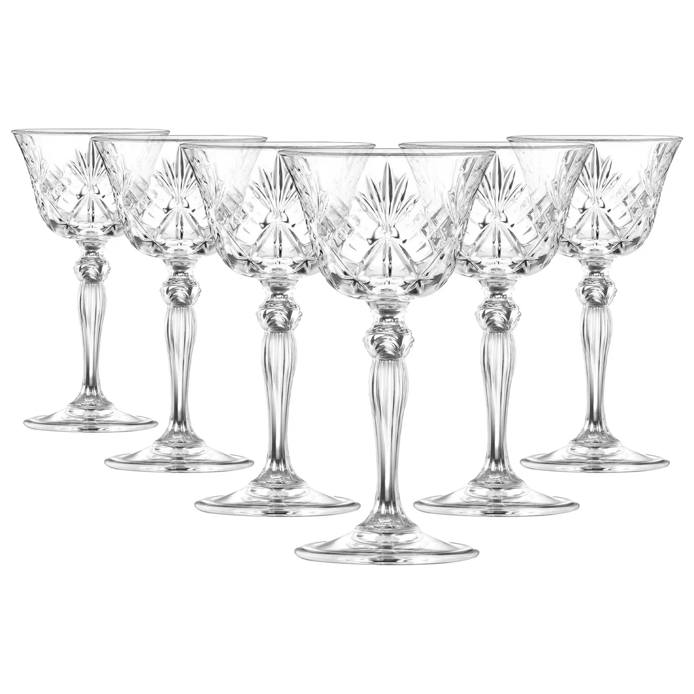 Krištolinės šampano taurės RCR MELODIA, 160 ml, 6 vnt-1