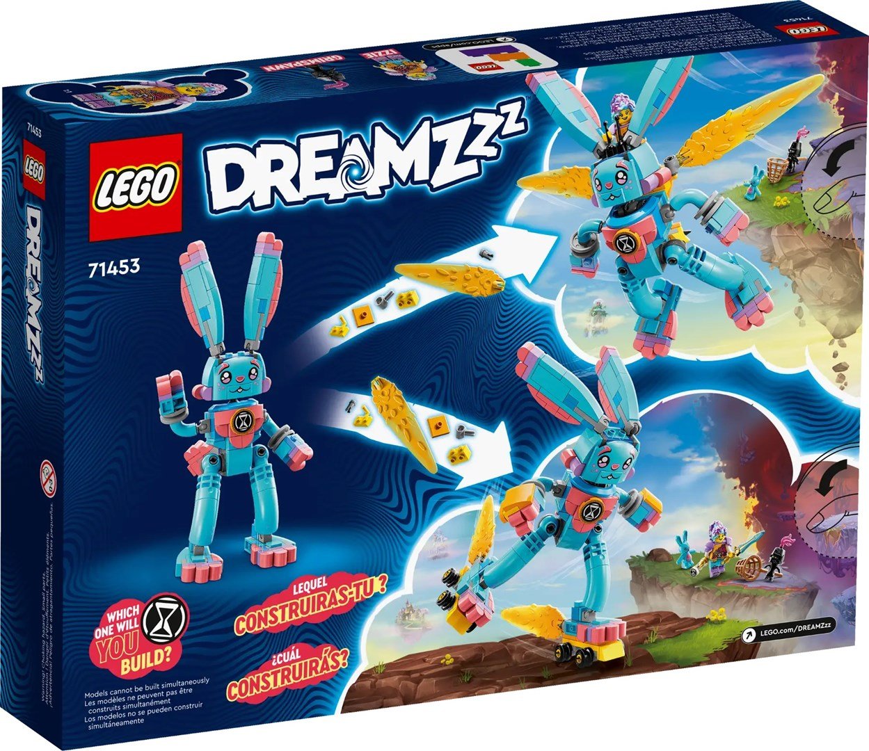 Konstruktorius LEGO® DREAMZzz™ Izzie ir triušis Bunchu 71453, 259 vnt. - 2