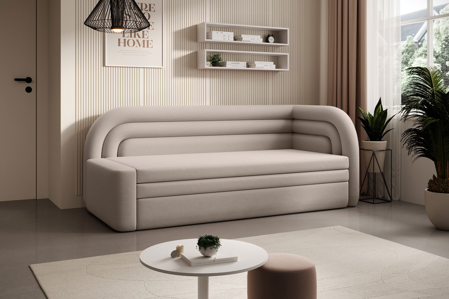 Sofa Fabillo D, smėlio - 4
