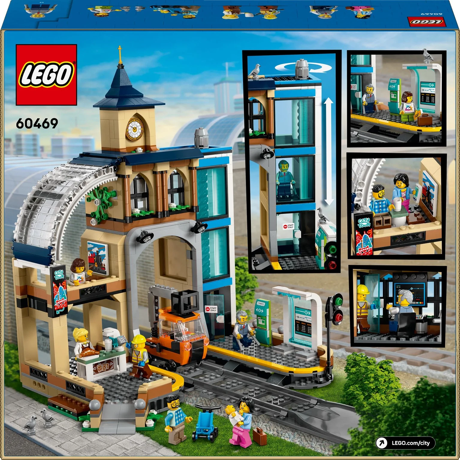 Konstruktorius LEGO City Central Train Station, 60469 - 2