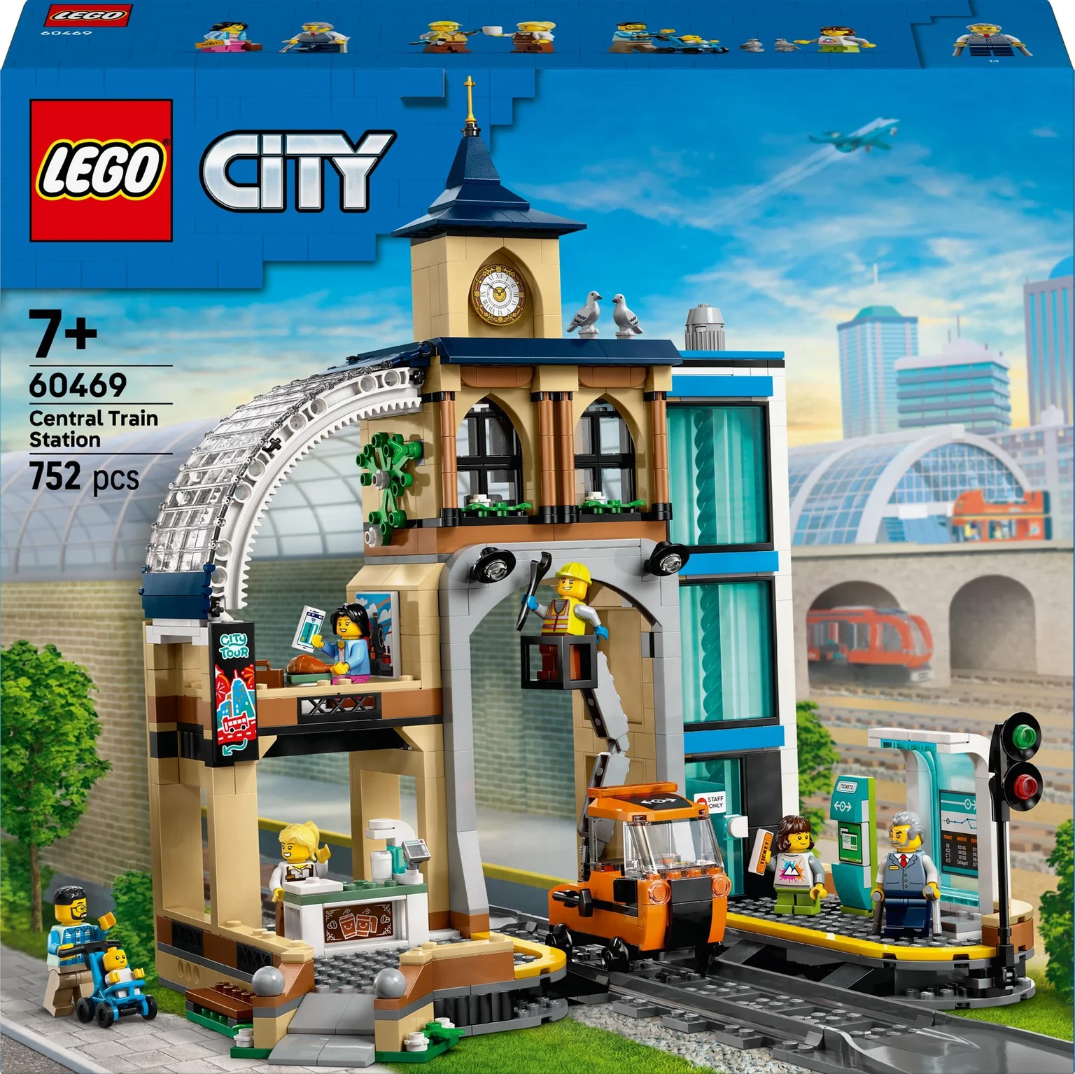 Konstruktorius LEGO City Central Train Station, 60469 - 1