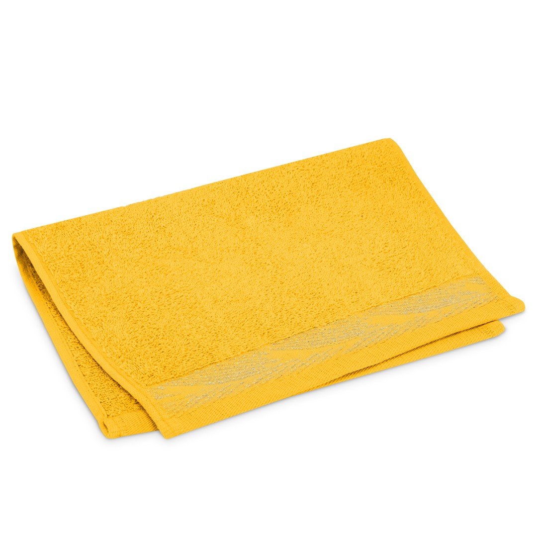 Vonios rankšluostis AmeliaHome ALLIUM Yellow , 30x50 cm
