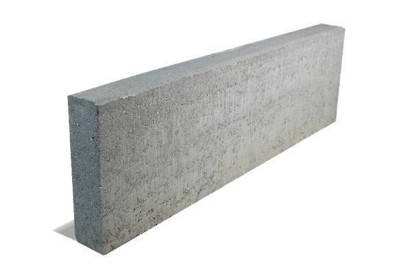 Vejos bordiūras, KERBSTONE 8, pilkos sp., 80 x 200 x 1000 mm-0