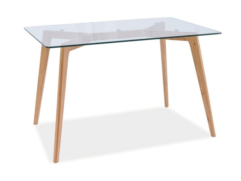 Valgomojo stalas OSLO,120 x 80 cm, ąžuolo