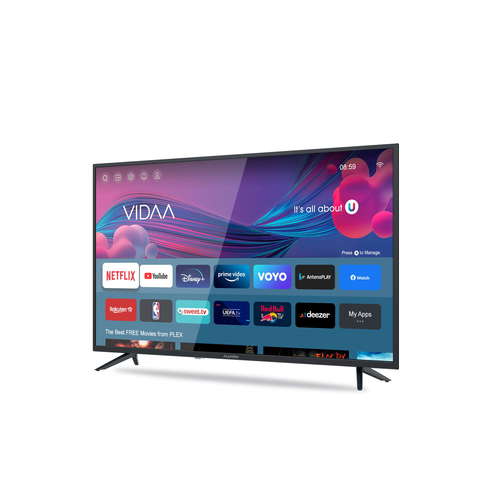Televizorius  Allview 43iPlay6000-F, 4K Full HD Smart, 43" - 2