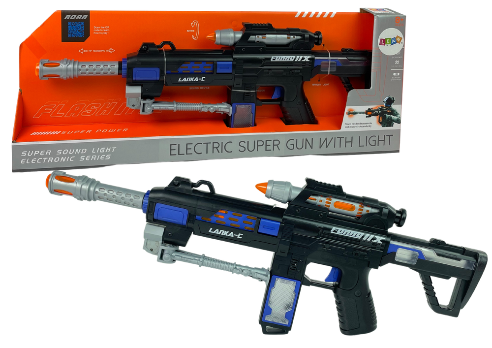 Žaislinis šautuvas su šviesos ir garso efektais - 1