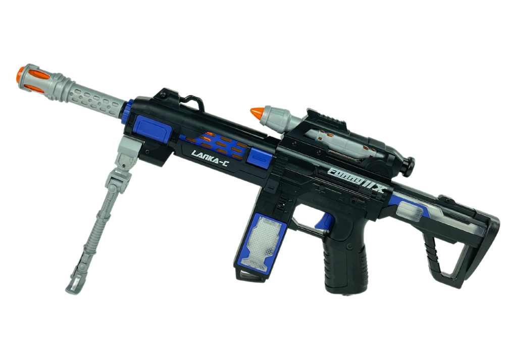 Žaislinis šautuvas su šviesos ir garso efektais - 4