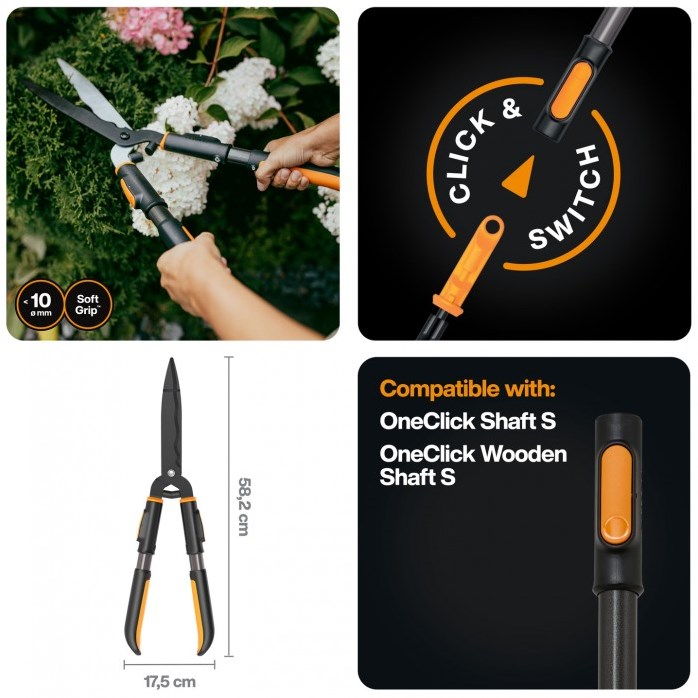 Gyvatvorių žirklės be koto FISKARS OneClick - 3