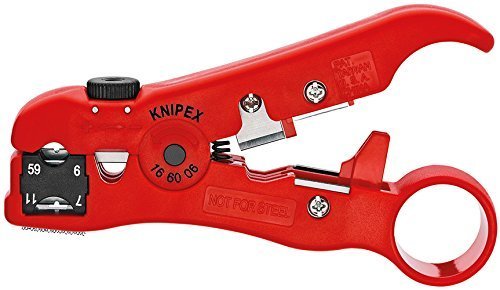 Replės izoliacijai šalinti Knipex 16 60 06 SB, 125 mm-0
