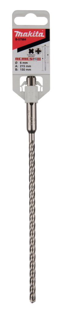 Armuoto betono grąžtas MAKITA Nemesis II, 6 x 150/215, SDS-Plus - 3