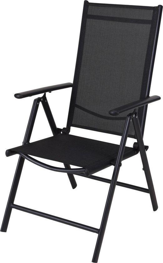 Lauko kėdė, 55 x 68 x 100 cm, juodos sp.