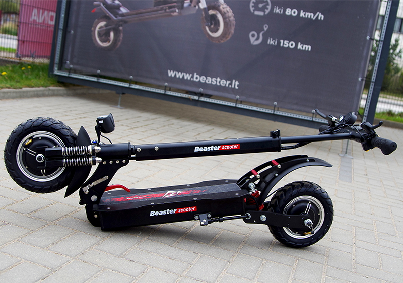 Elektrinis paspirtukas Beaster Scooter BS11, 2000 W, 48 V, 18 Ah - 6