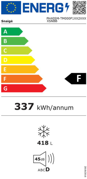 Šaldymo dėžė Snaigė FH40SM-T100011 - 2