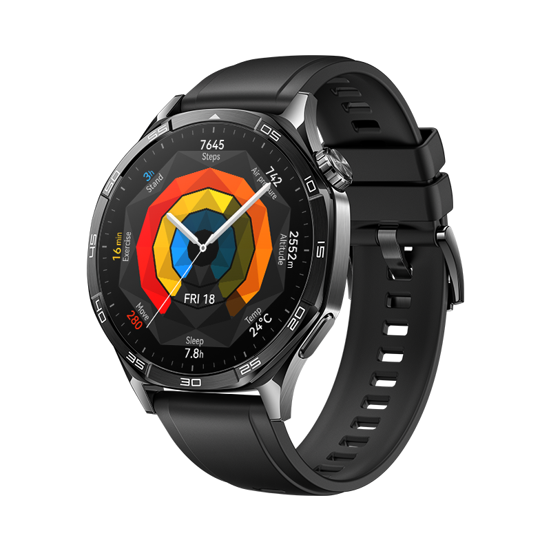 Išmanusis laikrodis Huawei Watch GT 5 46mm GPS, juoda-1