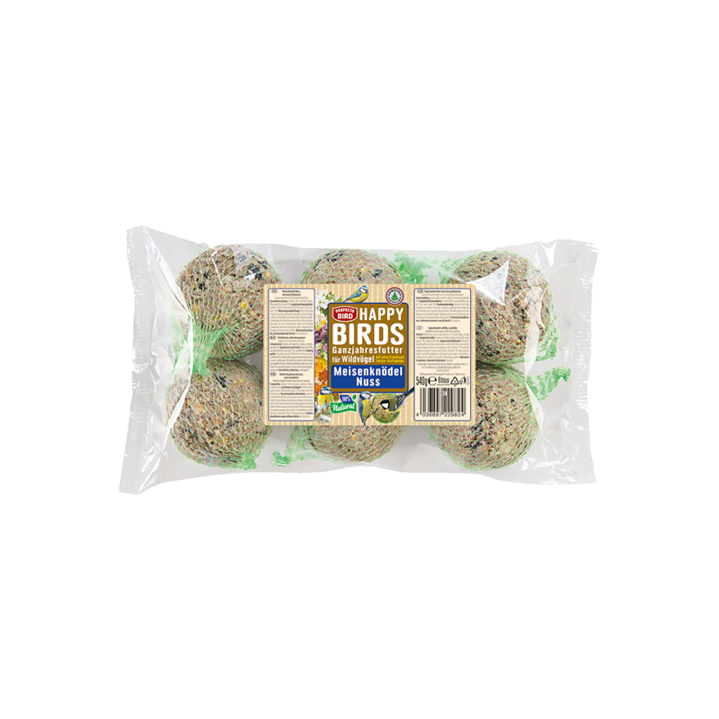 Riebalų kamuoliai su riešutais PERFECTO BIRD, 6 vnt-0