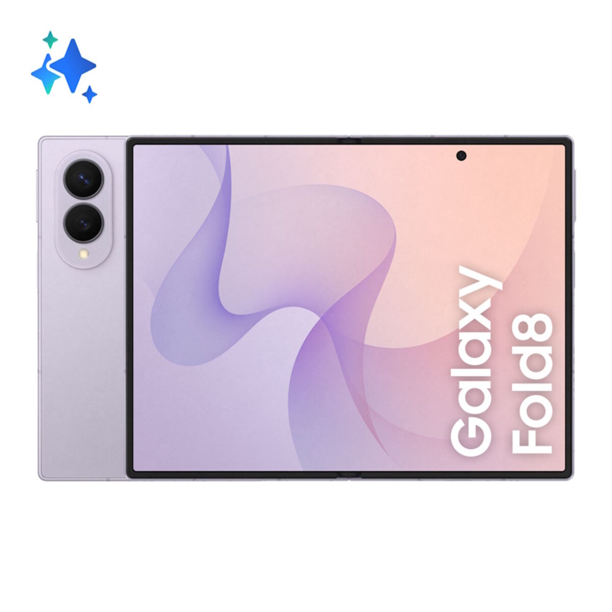 Mobilusis telefonas Samsung Galaxy Fold8 5G 256GB, violetinės spalvos - 1