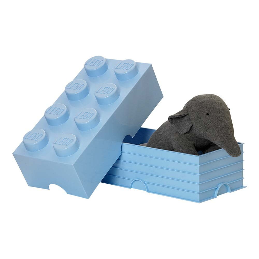 Daiktadėžė LEGO BRICK, melsvos sp., 50 x 25 x 18 cm., 940 ml - 3
