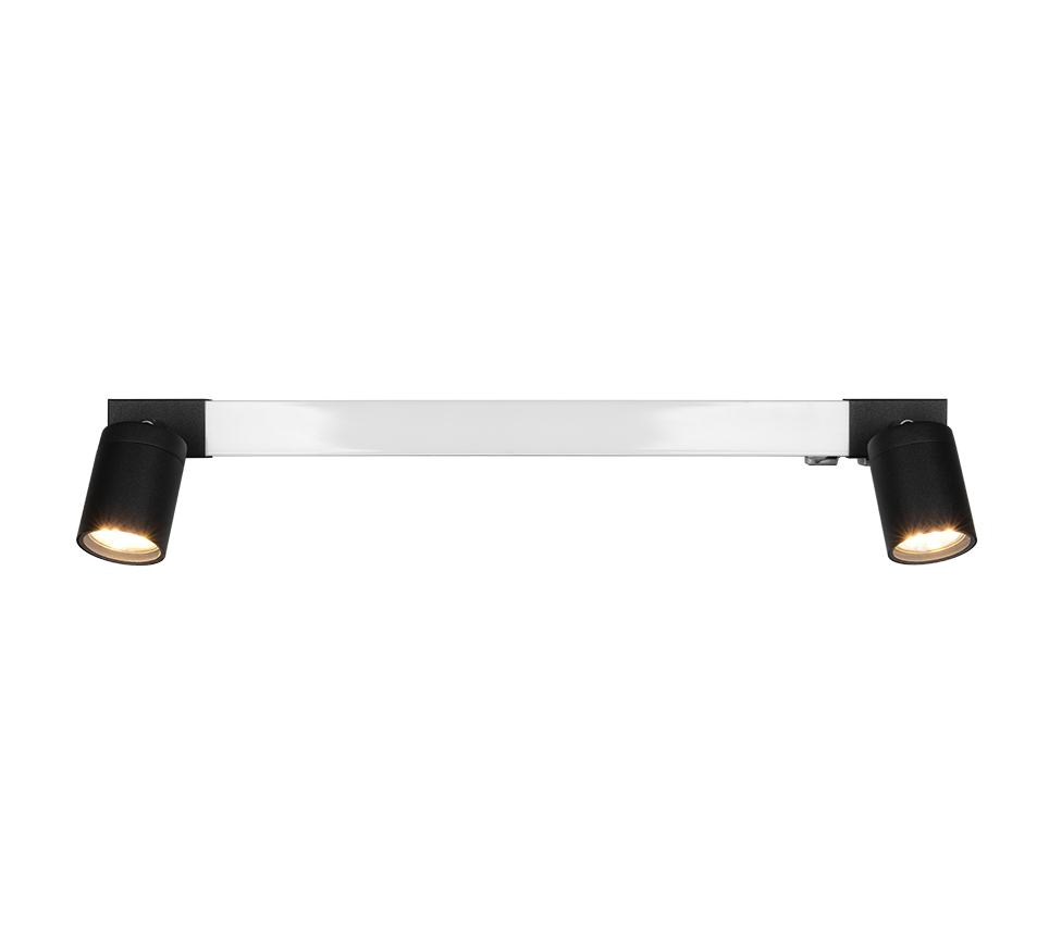 Veidrodžių LED šviestuvas TRIO ENRICO IP44 voniai 6,5W 620lm 2300/3000/4000K + 2xGU10 60cm - 4