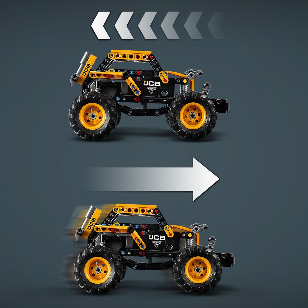 Konstruktorius LEGO Technic Monster Jam™ DIGatron™ Pull-Back - 4