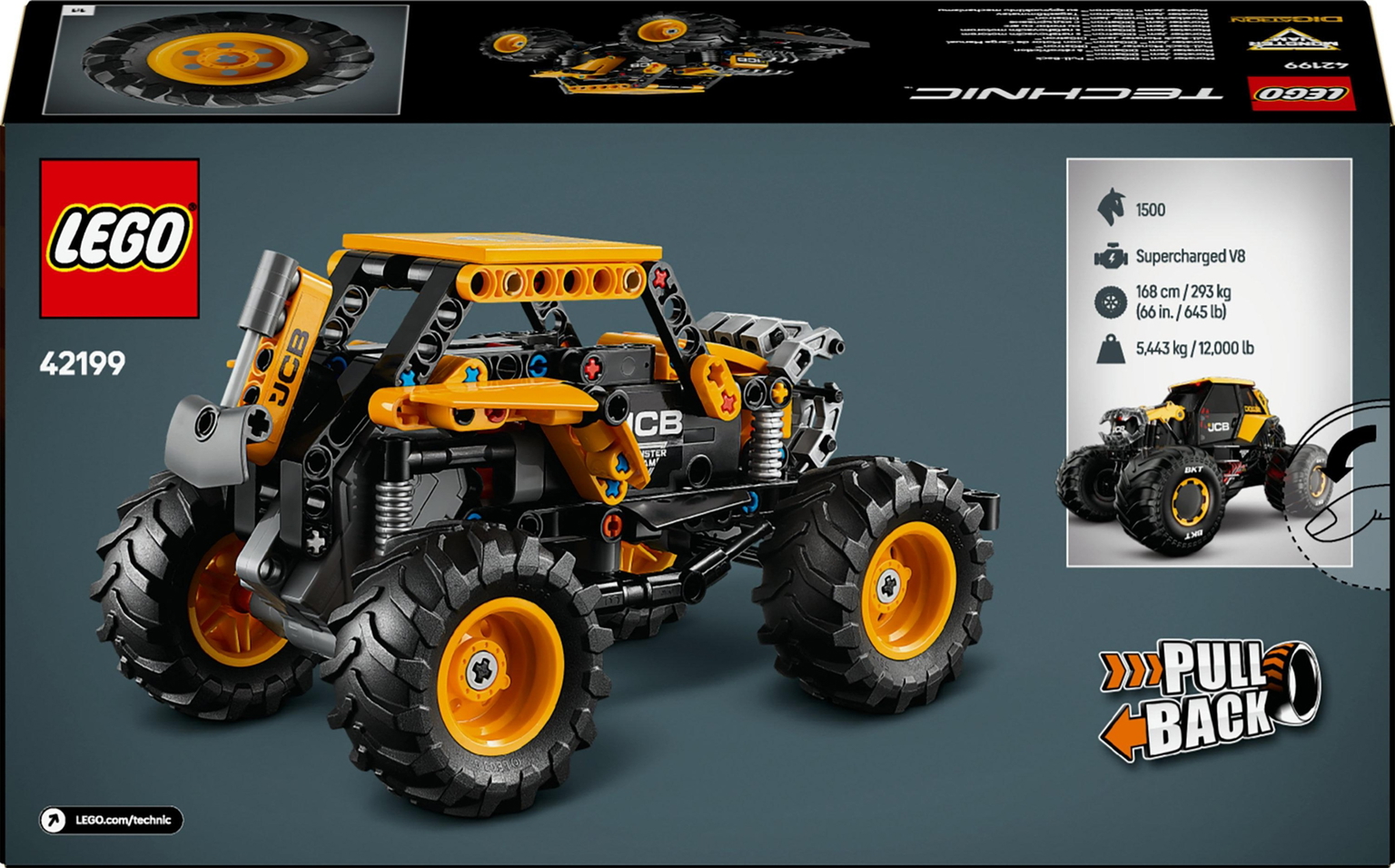 Konstruktorius LEGO Technic Monster Jam™ DIGatron™ Pull-Back - 8