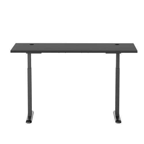 Reguliuojamo aukščio rašomasis stalas Up Up Bjorn L, 150x75 cm, juodas-1